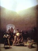 Francisco Jose de Goya Yard of Madhouse oil painting artist